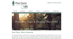 Desktop Screenshot of pinegrovetreatment.com